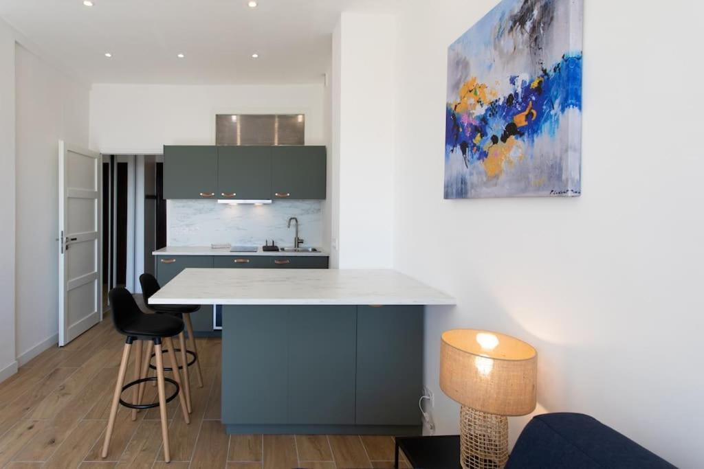 #43 Design Studio Terrace Ac Wifi Sea View 1Min Beach Nice Eksteriør billede